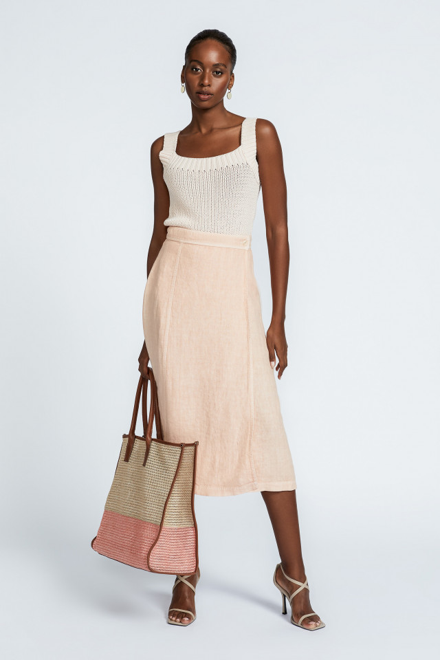 Linen skirt 