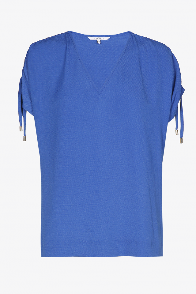 T-shirt in crepe fabric