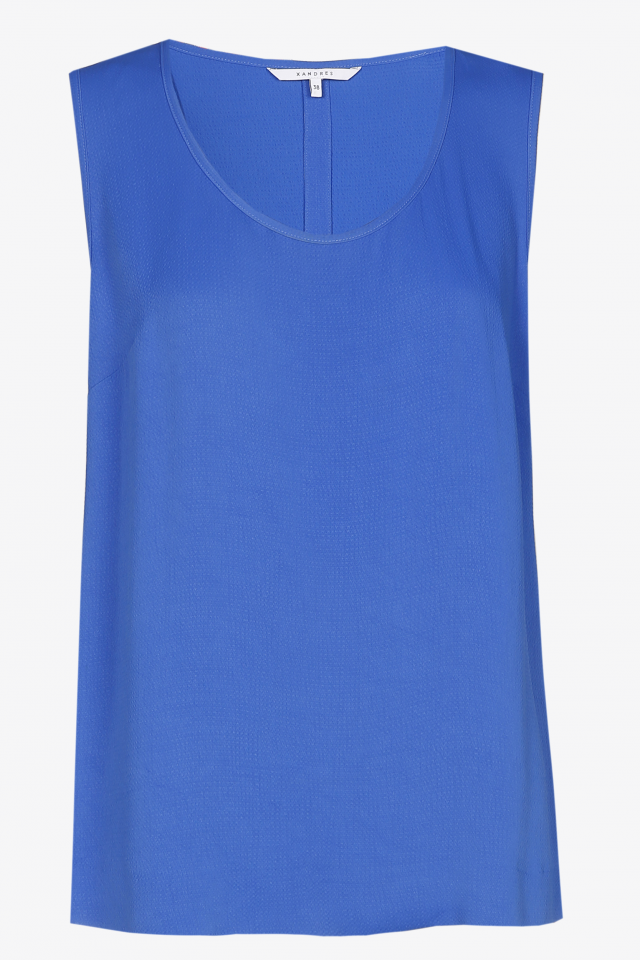 Top in bubble viscose