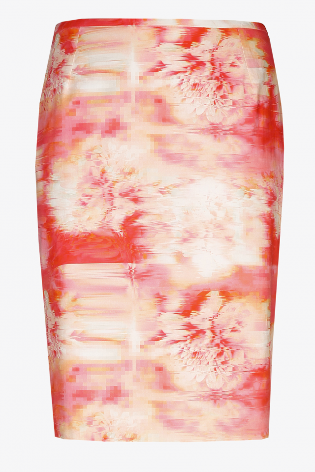 Summery mid-length skirt