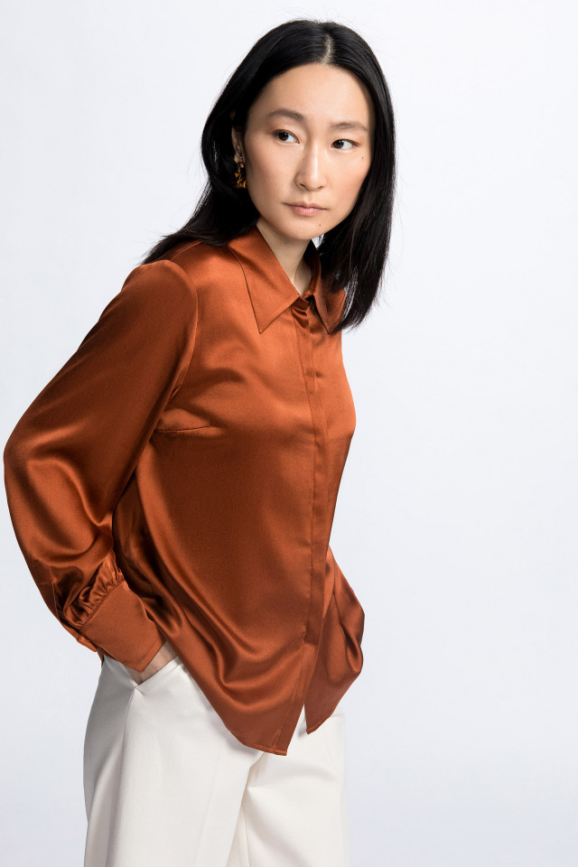 Blouse en soie