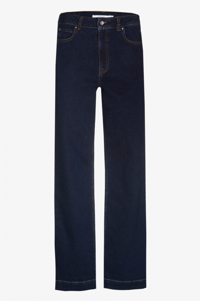 Jeansbroek met rechte pijpen