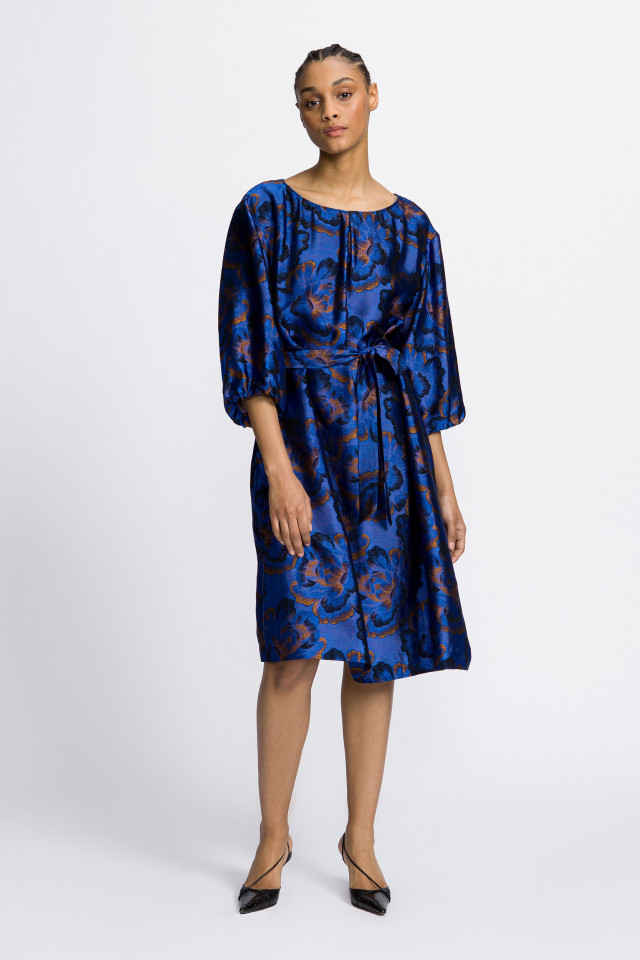 Dress in jacquard