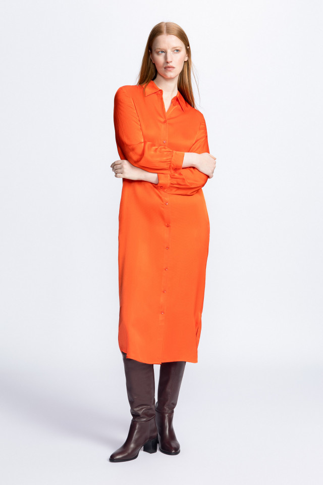 Robe-chemise longue
