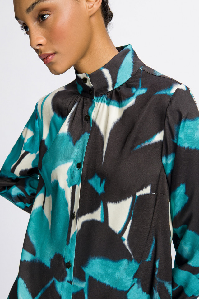 Blouse à motif floral