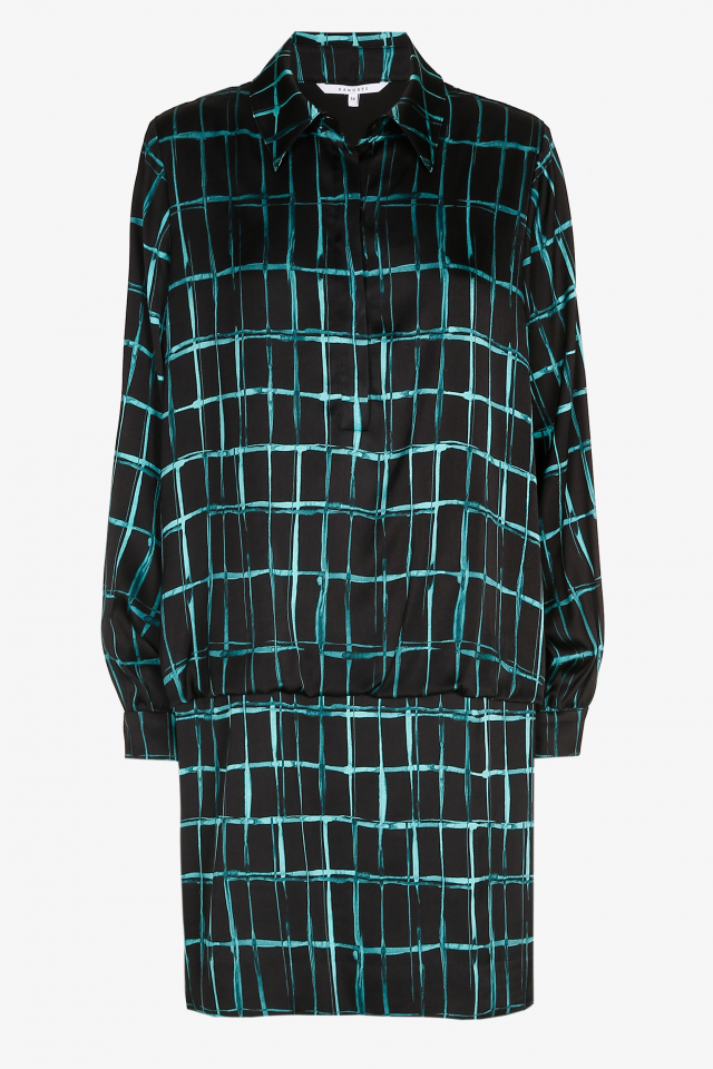 Robe midi à motif
