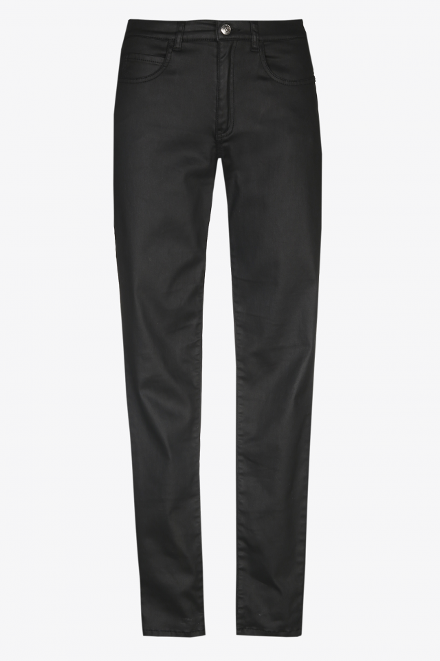 Jean skinny enduit