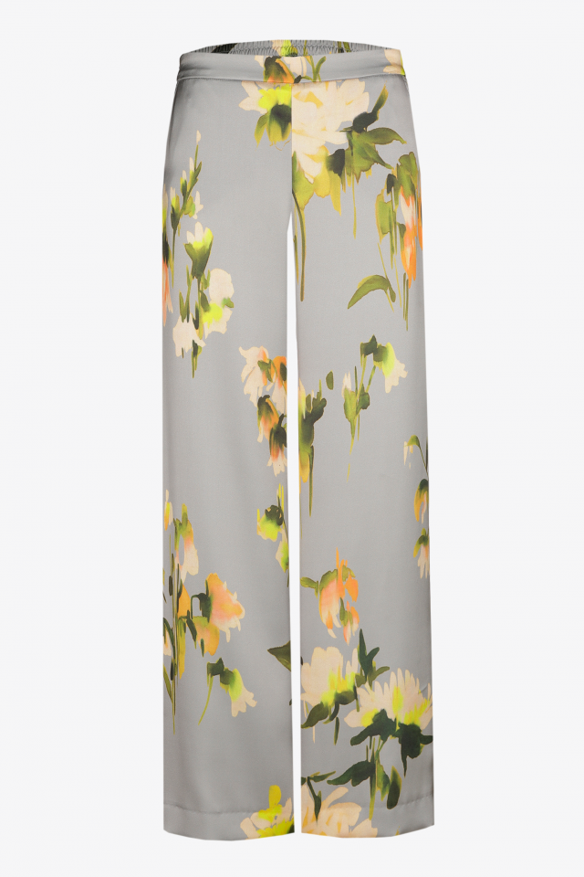 Pantalon à l'aspect satiné