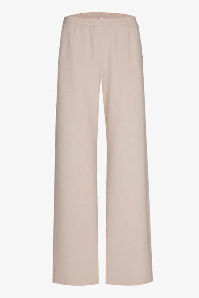 Broek met subtiele structuur