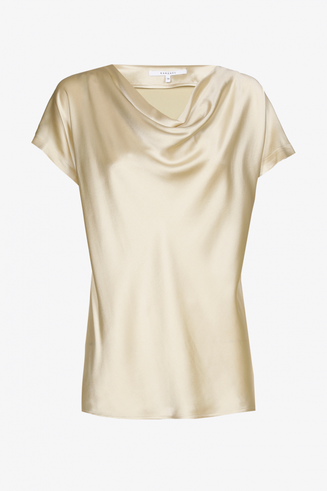 Blouse met zijdelook