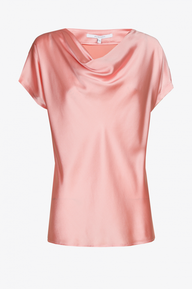Blouse met zijdelook
