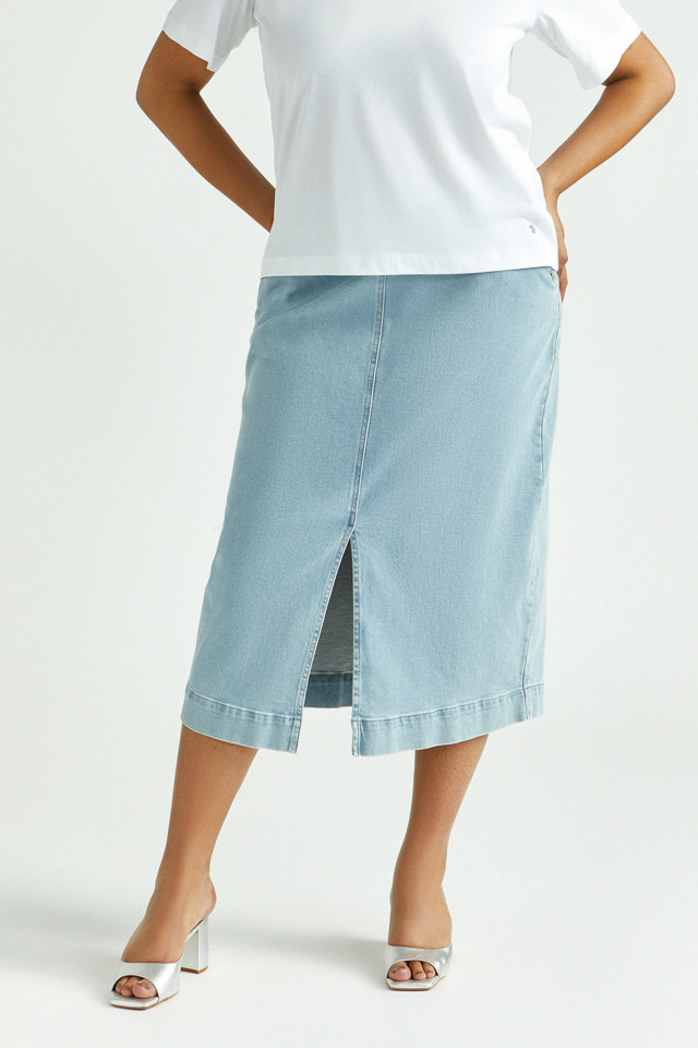 Jupe souple en jean