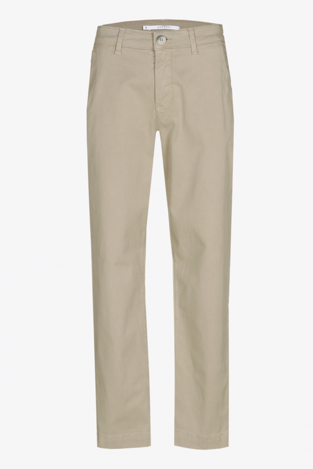 Soft trousers with wide legs