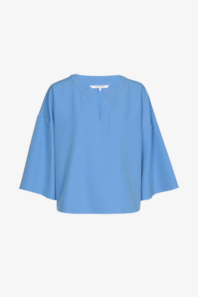 Blouse in soepele stof
