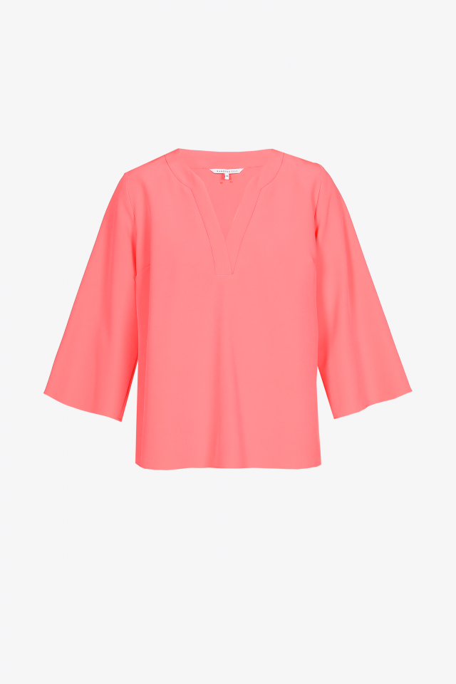 Blouse en tissu sergé