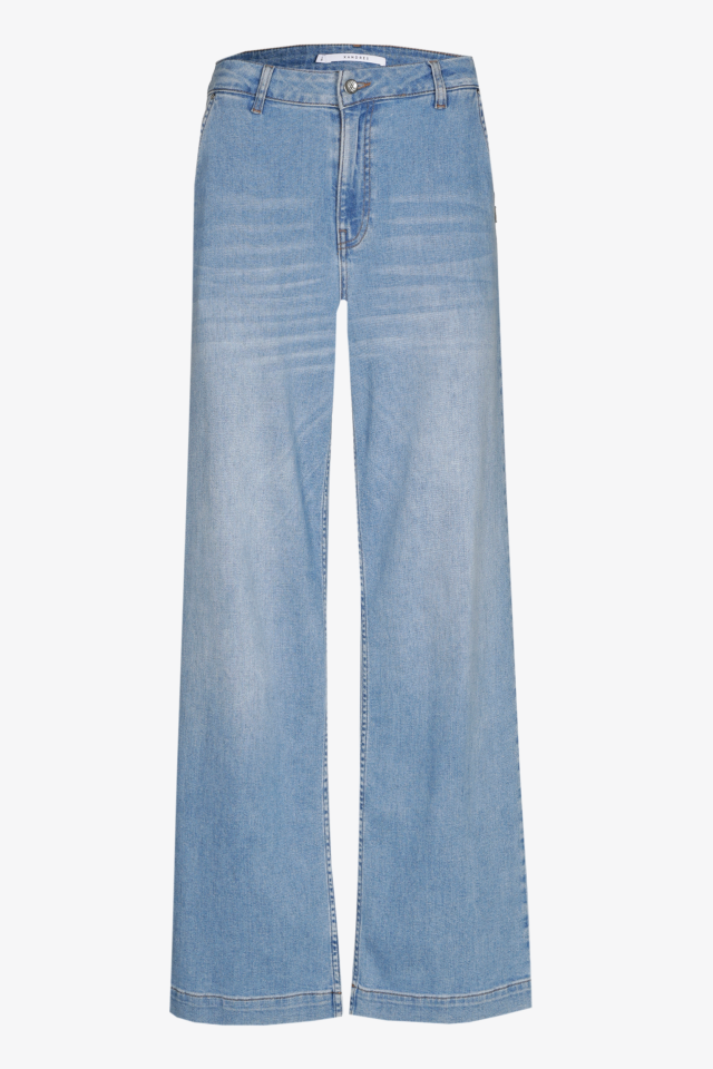 Jeansbroek met wijde pijpen