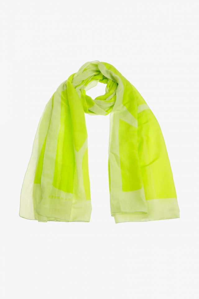 Scarf with graphic print