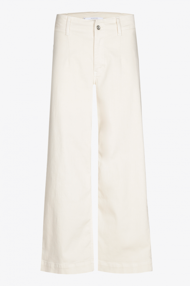 Pantalon en jean à taille marquée