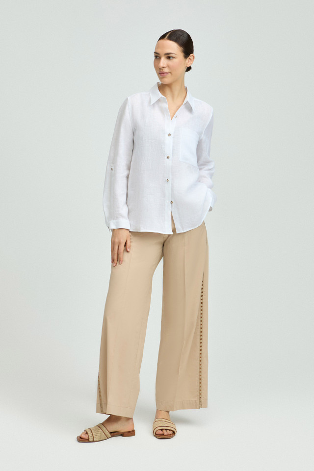 Pantalon ample avec entre-deux