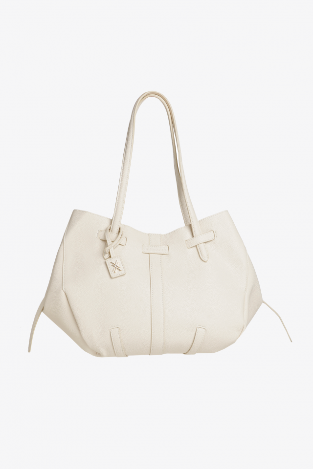 Ruime schoudertas faux leather