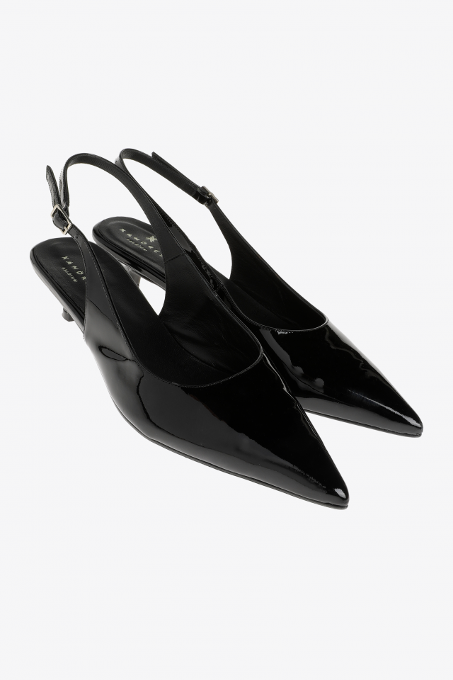 Slingbacks avec talon aiguille bas