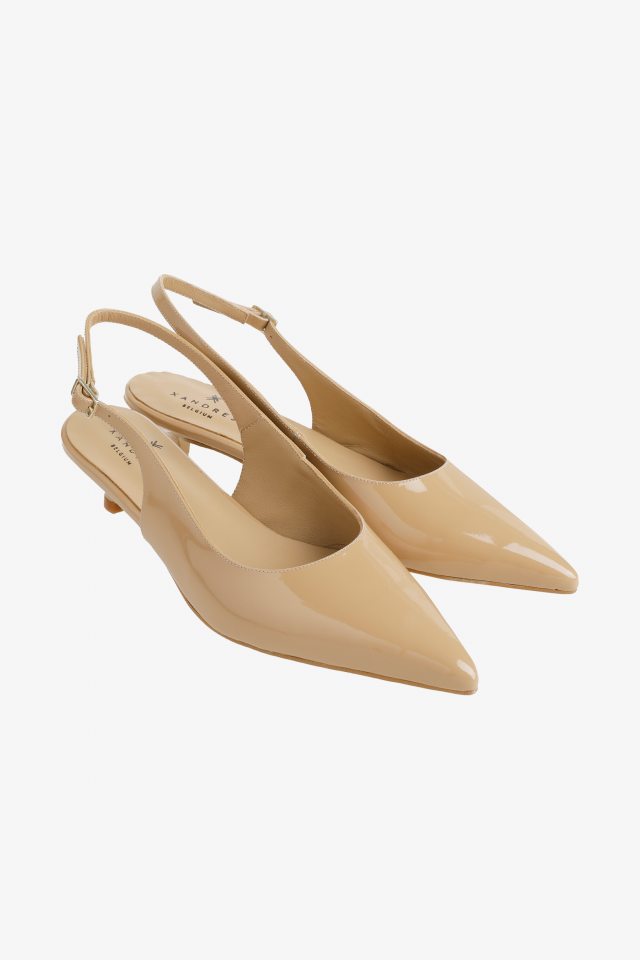 Slingbacks avec talon aiguille bas