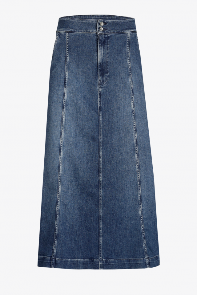 Jupe longue en denim