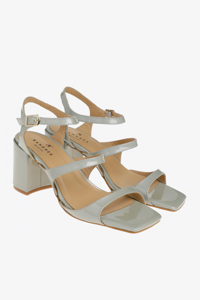 Sandalen met blokhak