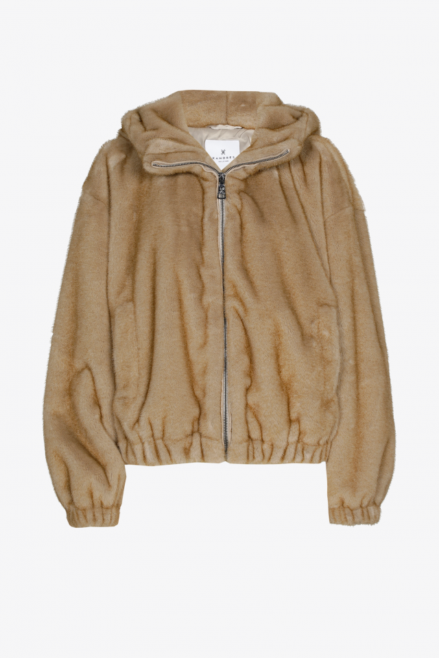 Bomber jasje met kap
