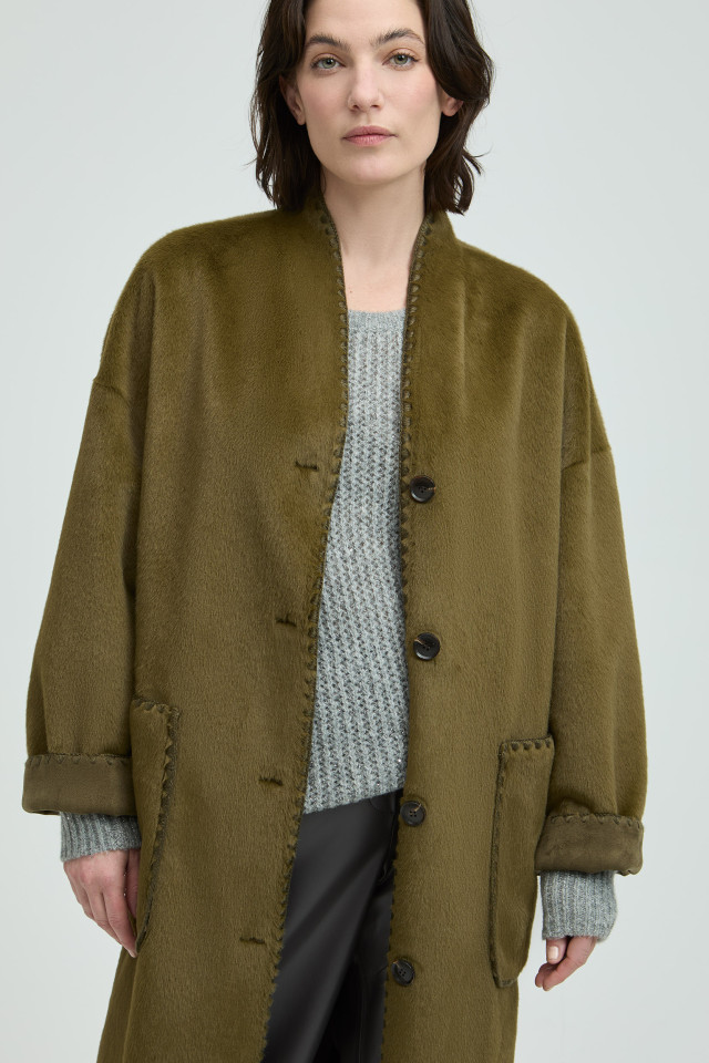 Long manteau à la mode
