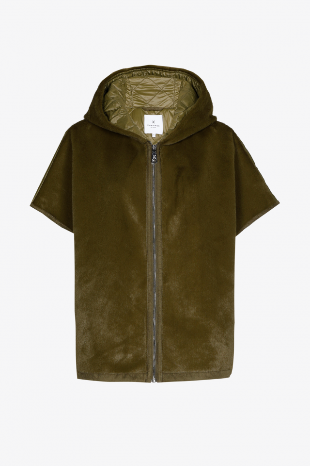 Manteau à manches courtes 