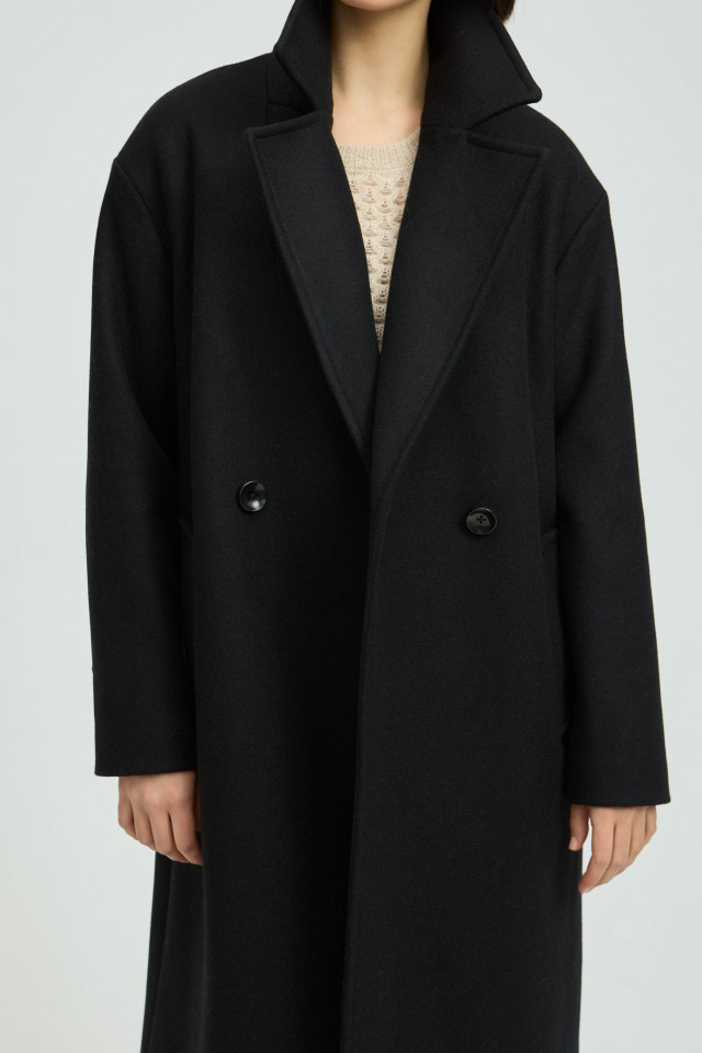 Manteau de luxe surdimensionné 