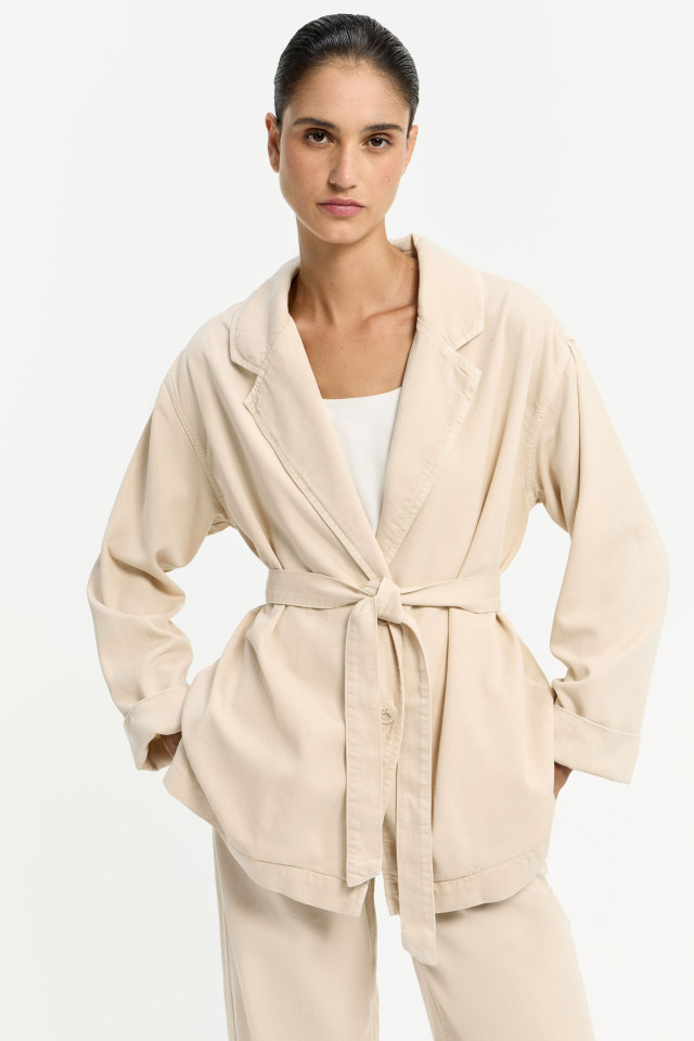 Blazer décontracté non doublé