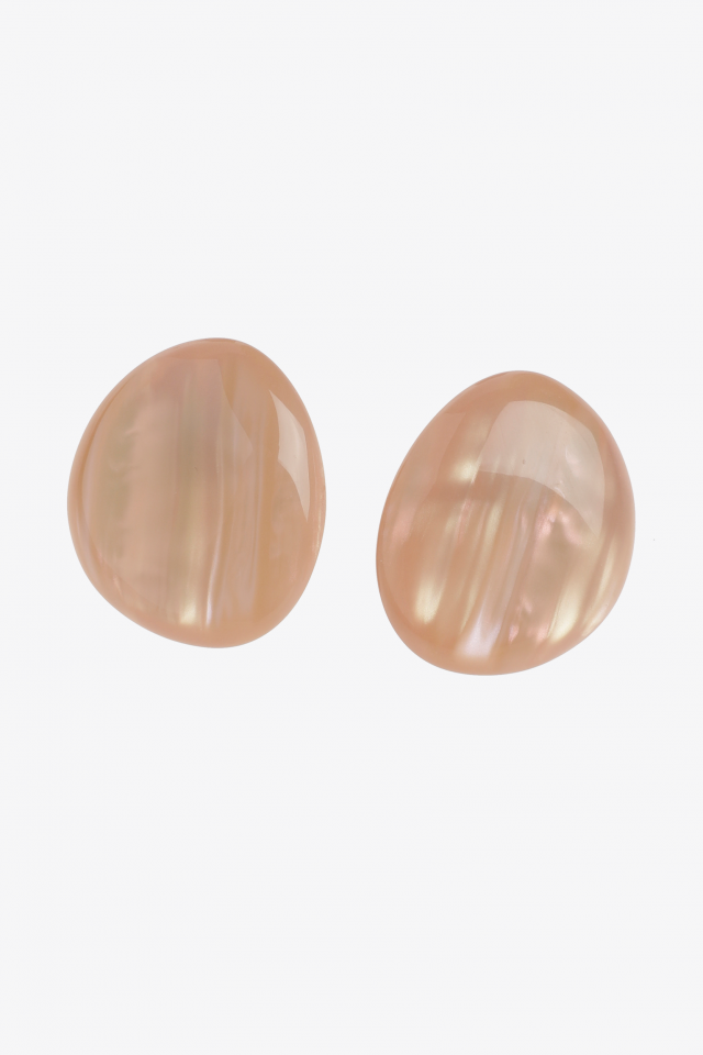 Boucles d’oreilles avec pierre organique