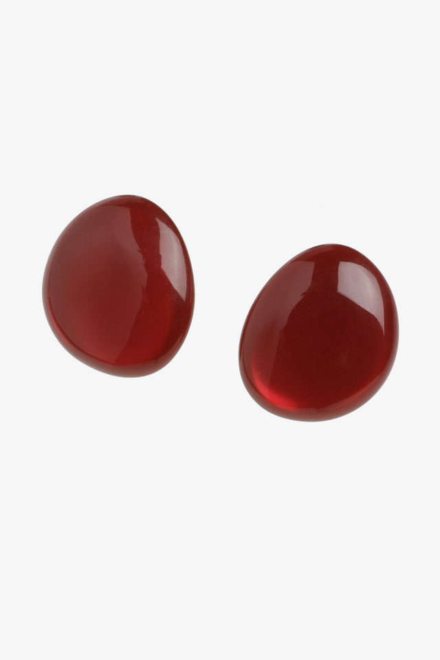 Boucles d’oreilles avec pierre organique