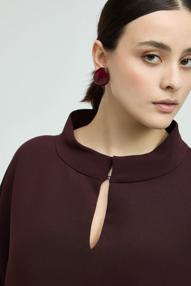 Boucles d’oreilles avec pierre organique