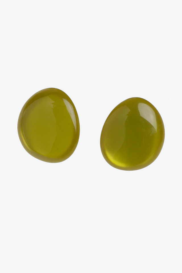 Boucles d’oreilles avec pierre organique
