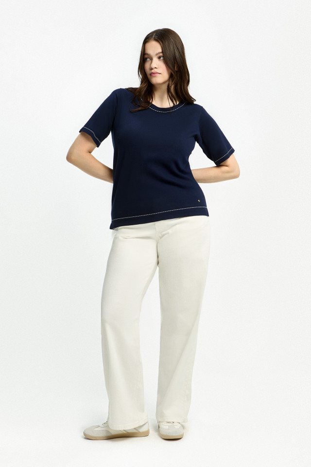 Jeans mit hoher Taille