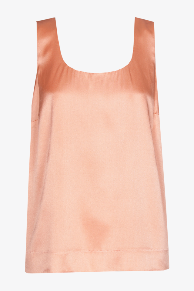 Zijden top in luxekwaliteit