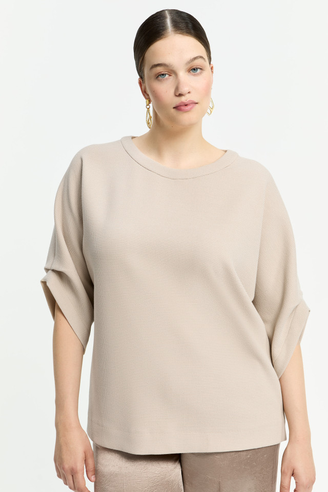 Bluse mit dezenter Struktur