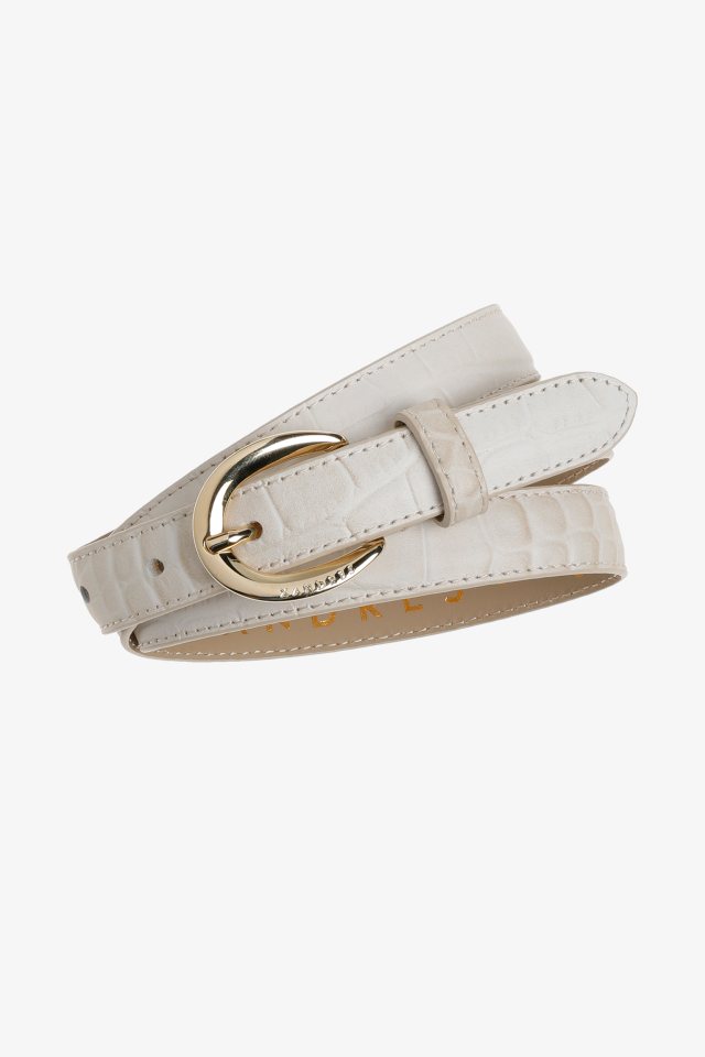 Élégante ceinture en cuir