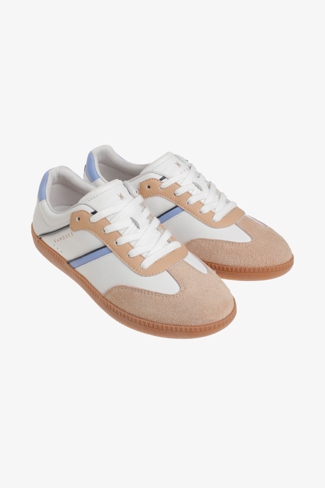 Comfortable leather trainers
