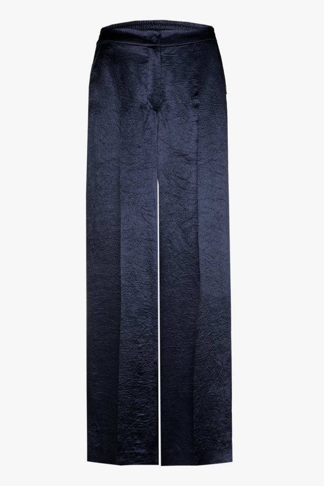 Pantalon à plis raffinés