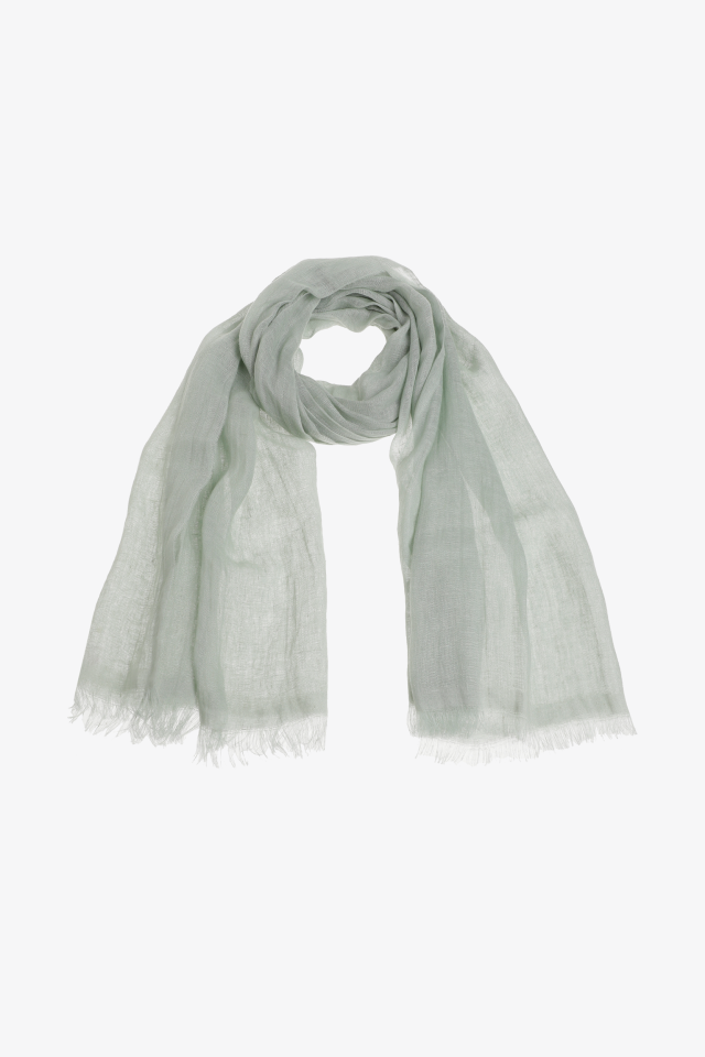 Long foulard à franges