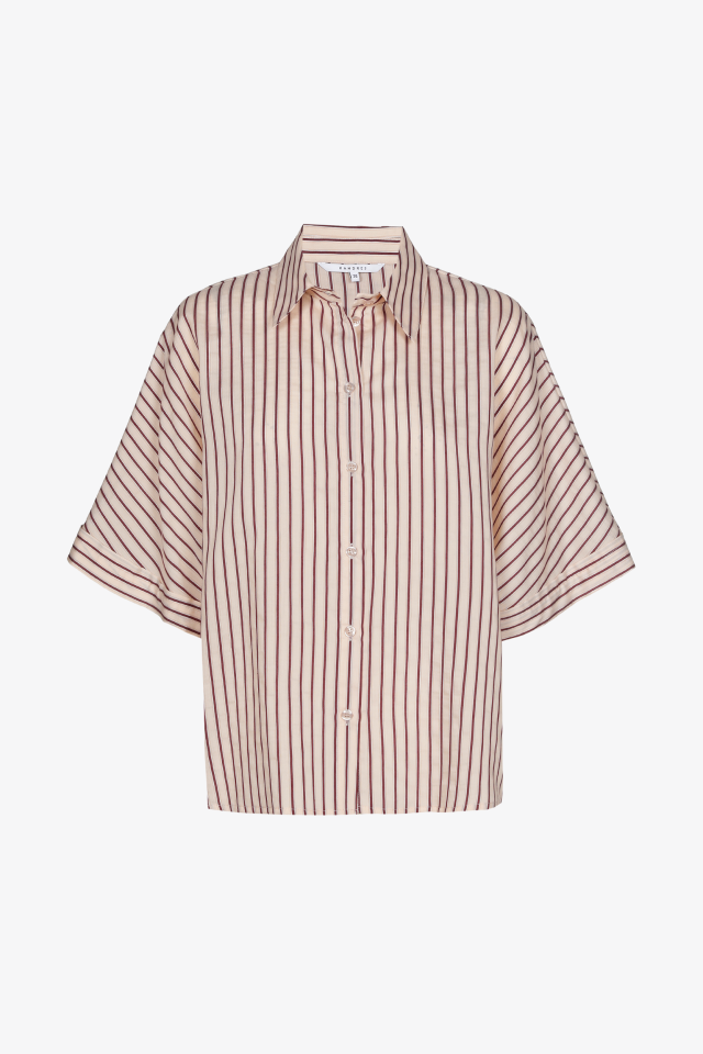 Oversized-Hemd mit kurzen Ärmeln