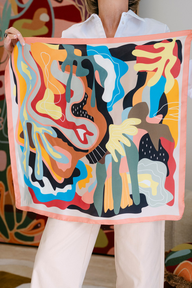 Limited edition zijden sjaal