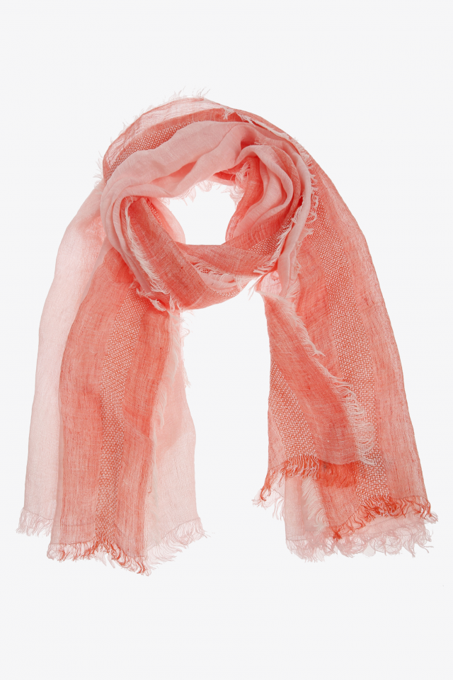 Pale pink summer scarf