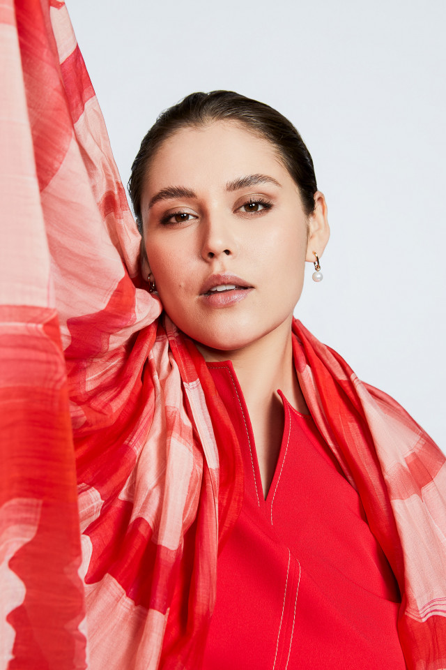Colourful scarf