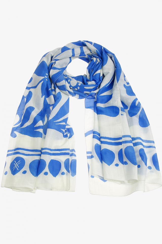 Foulard avec motif floral
