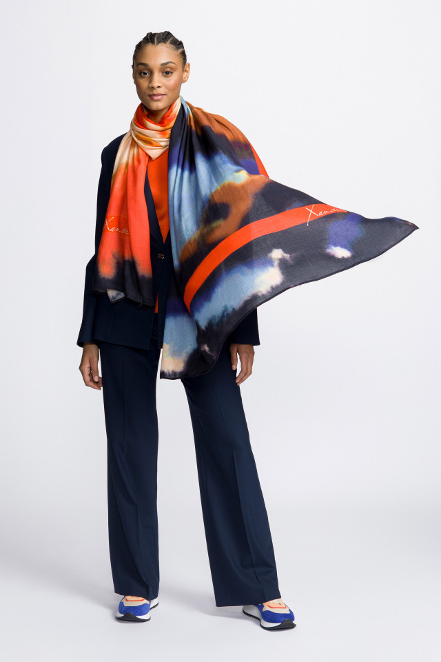 Floral scarf